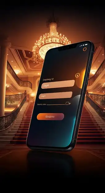 Interfaccia di accesso sicura di Dolly Casino con campi email e password